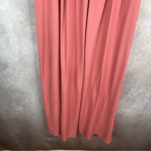 Young Fabulous & Broke Frida Smocked Off-The-Shoulder Maxi Dress Dusty Rose M - Picture 4 of 7